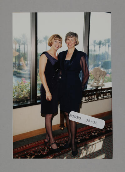 Two Phi Mus in Formal Wear at Convention Photograph 2, July 3-5, 1998 (image)