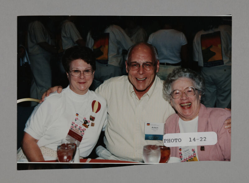 Linda and Bob Litter with Clarice Shepard at Convention Photograph 1, July 3-5, 1998 (Image)