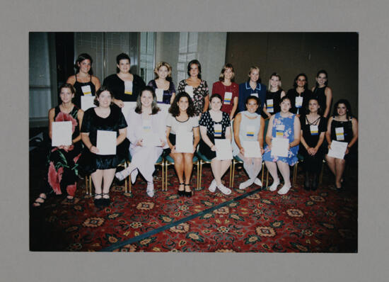 Outstanding Initiation Record Award Winners at Convention Photograph, July 3-5, 1998 (image)