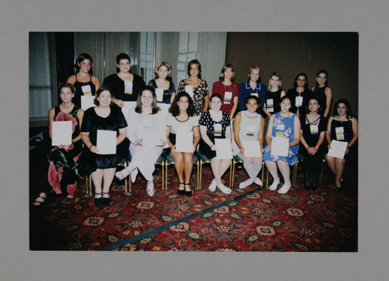 Outstanding Initiation Record Award Winners at Convention Photograph, July 3-5, 1998 (Image)