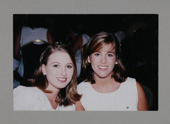 Two Phi Mus in White at Convention Photograph, July 3-5, 1998 (image)