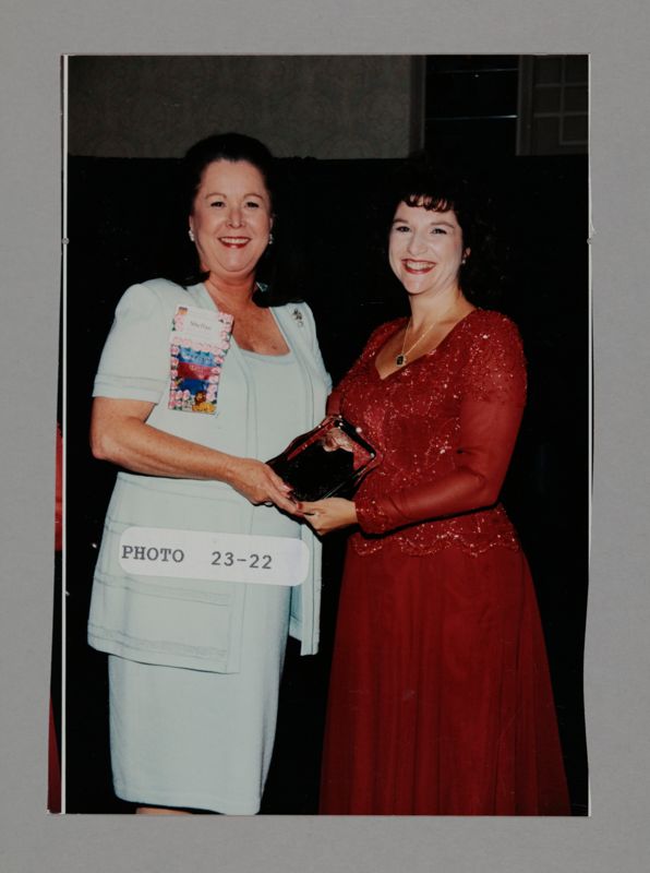 July 3-5 Shellye McCarty and Frances Mitchelson with Convention Award Photograph 1 Image