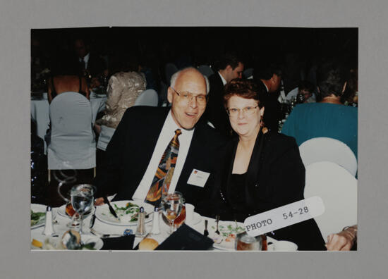 Bob and Linda Litter at Convention Banquet Photograph, July 3-5, 1998 (image)