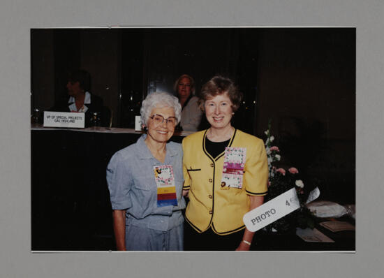 Perky Campbell and Lucy Stone at Convention Photograph, July 3-5, 1998 (image)