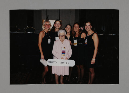 Leona Hughes and Five Phi Mus at Convention Photograph 1, July 3-5, 1998 (image)