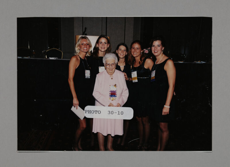 Leona Hughes and Five Phi Mus at Convention Photograph 1, July 3-5, 1998 (Image)