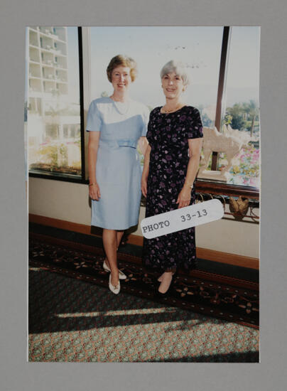 Lucy Stone and June Beck at Convention Photograph, July 3-5, 1998 (image)