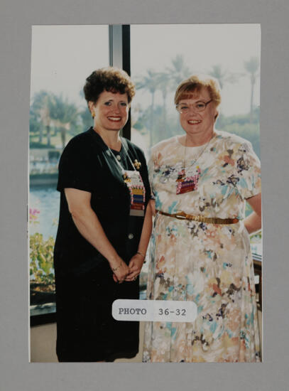 Kathie Garland and Jane at Convention Photograph, July 3-5, 1998 (image)