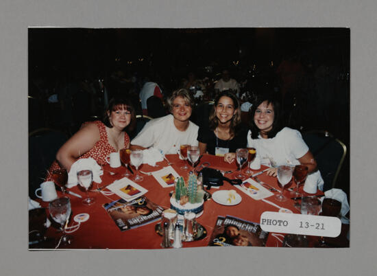 Four Phi Mus at Convention Foundation Luncheon Photograph 1, July 3-5, 1998 (image)