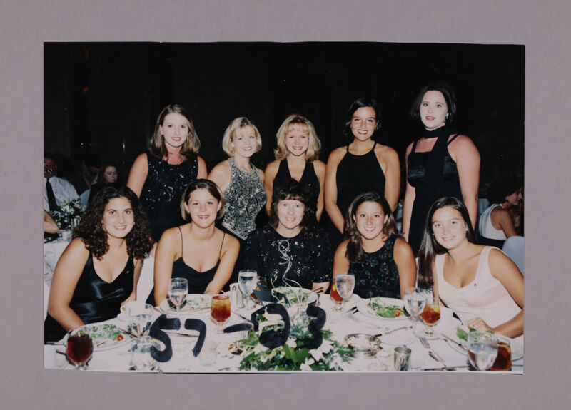 Group of 10 at Convention Banquet Photograph, July 3-5, 1998 (Image)