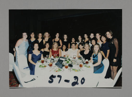 Group of Phi Mus at Convention Banquet Photograph, July 3-5, 1998 (image)