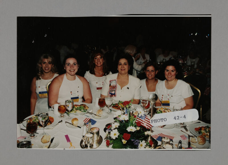 Mary Jane Johnson and Others at Convention Sisterhood Luncheon Photograph, July 3-5, 1998 (Image)
