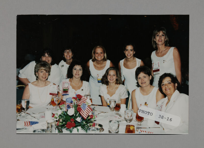 July 3-5 Frances Mitchelson and Others at Convention Sisterhood Luncheon Photograph Image