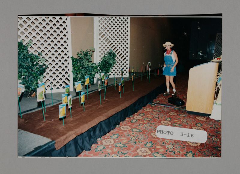 July 3-5 Teresa McCall in Costume for Convention Officers' Luncheon Photograph Image