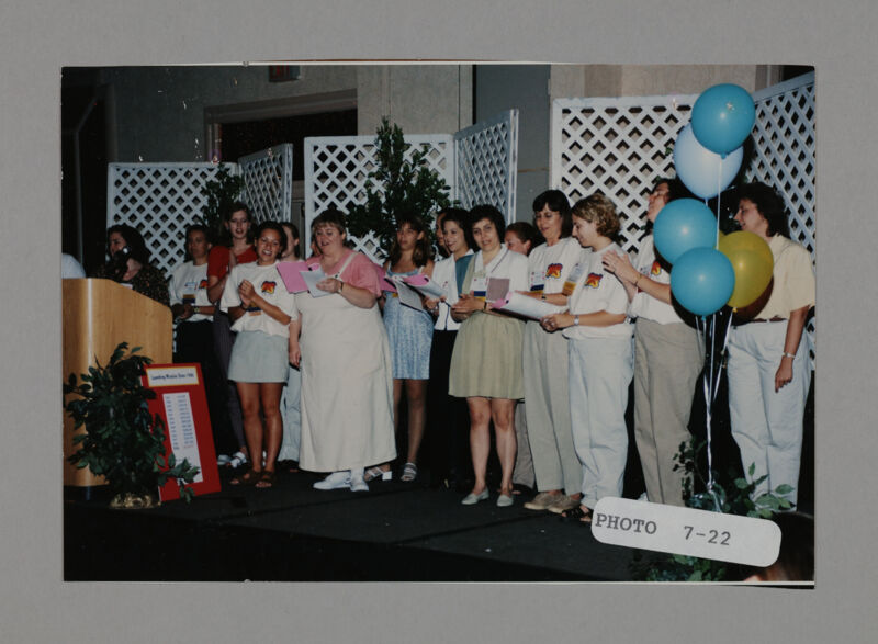 Convention Choir Photograph, July 3-5, 1998 (Image)
