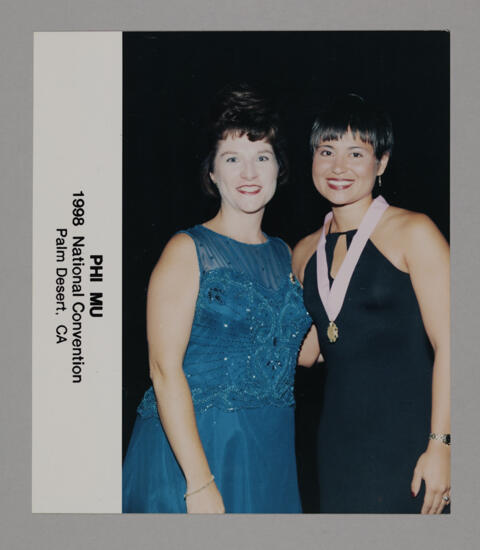 Frances Mitchelson and Unidentified with Convention Award Photograph 13, July 3-5, 1998 (image)