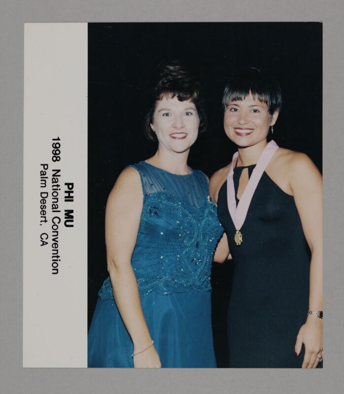 Frances Mitchelson and Unidentified with Convention Award Photograph 13, July 3-5, 1998 (Image)