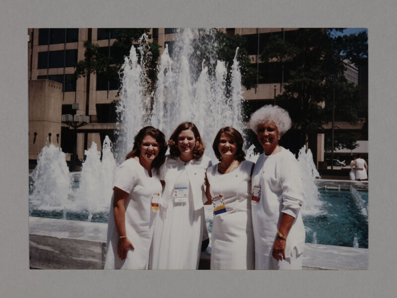 Barlow, Fisher, Nobile, and Easom at Convention Photograph, July 3-5, 1998 (Image)