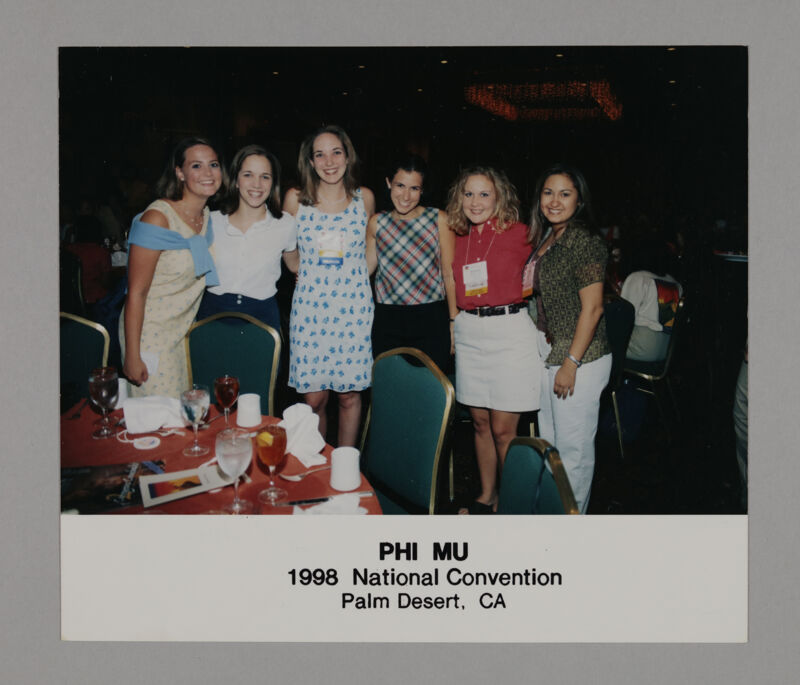 Group of Six at Convention Foundation Luncheon Photograph, July 3-5, 1998 (Image)