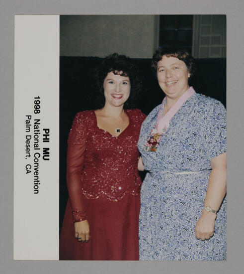 Frances Mitchelson and Sharon Henson at Convention Photograph, July 3-5, 1998 (image)