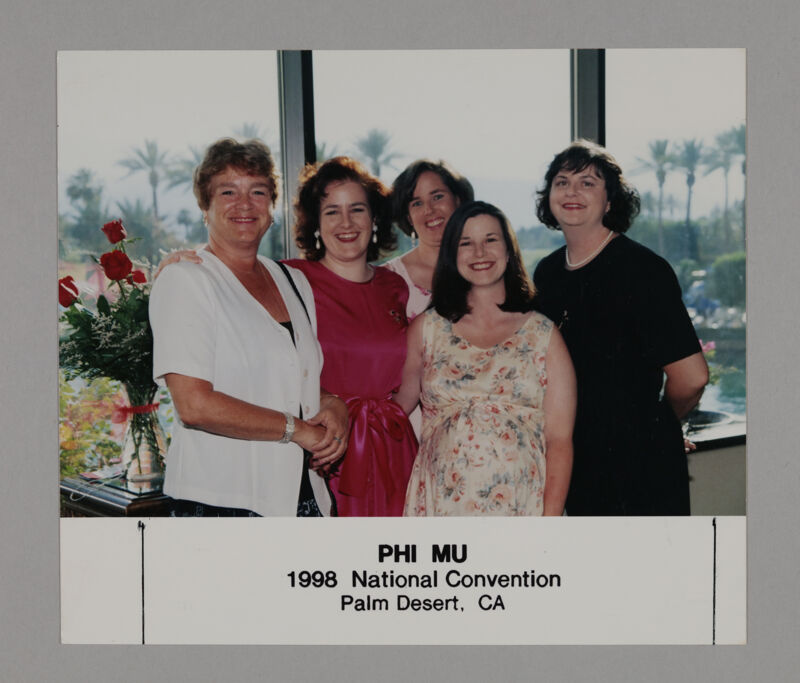 Group of Five at Convention Photograph 1, July 3-5, 1998 (Image)