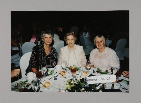 Sackinger, Williamson, and Weaver at Convention Banquet Photograph 2, July 3-5, 1998 (image)