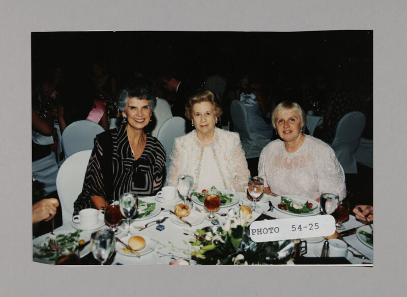 Sackinger, Williamson, and Weaver at Convention Banquet Photograph 2, July 3-5, 1998 (Image)