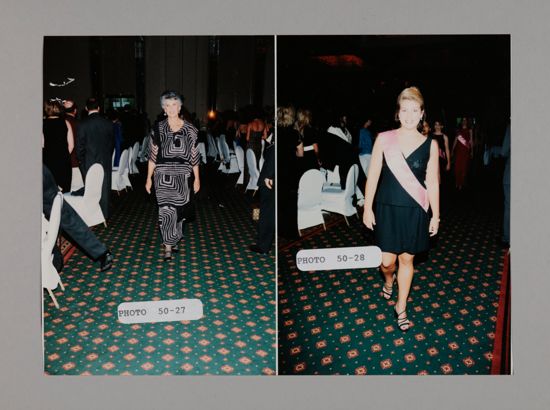 Pat Sackinger and Convention Page Entering Banquet Photosheet, July 3-5, 1998 (image)