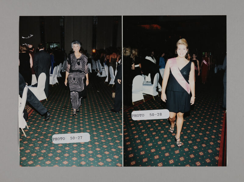 Pat Sackinger and Convention Page Entering Banquet Photosheet, July 3-5, 1998 (Image)