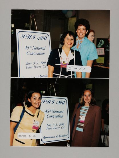 Phi Mus by Convention Sign Photosheet, July 3-5, 1998 (image)