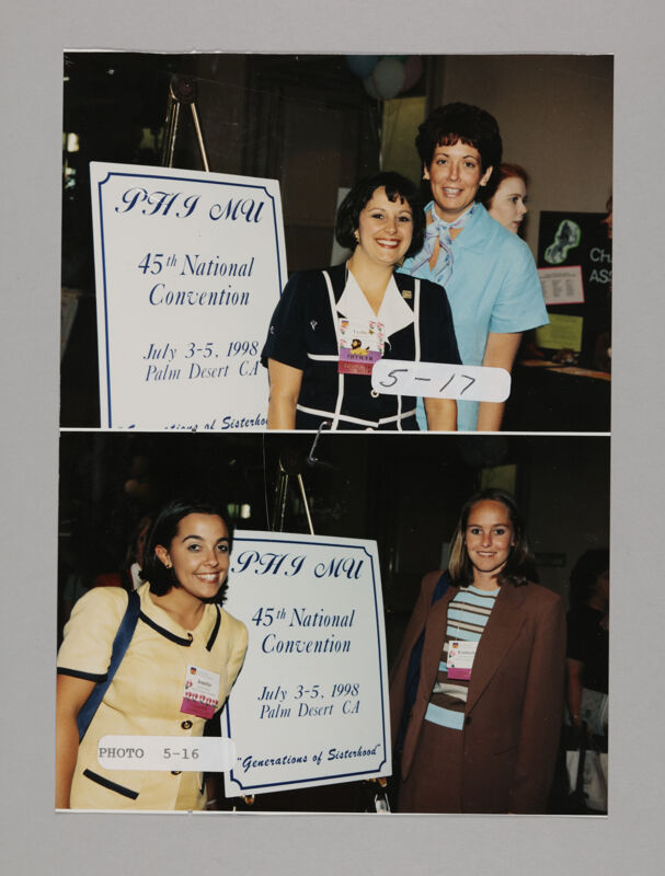Phi Mus by Convention Sign Photosheet, July 3-5, 1998 (Image)
