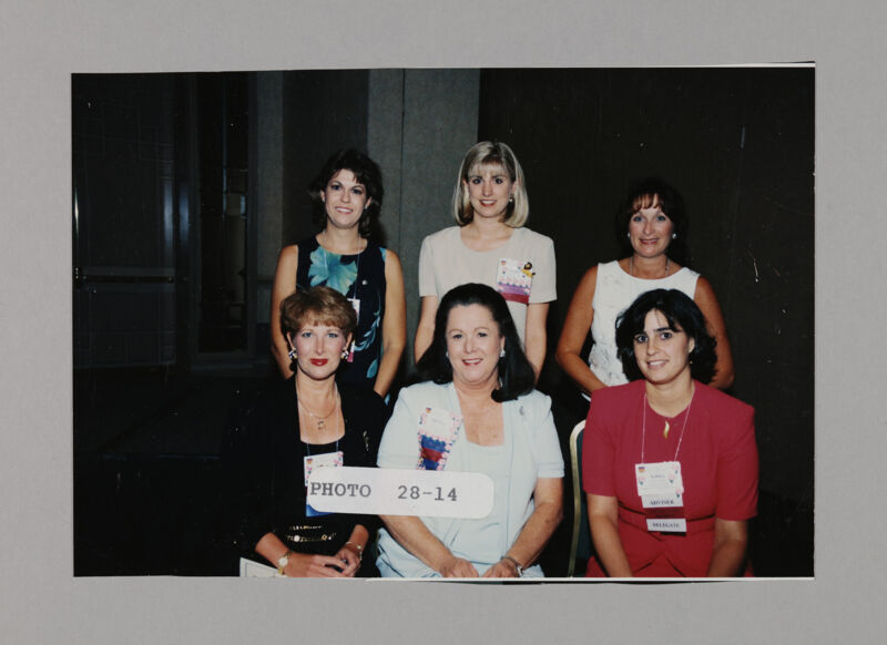 Shellye McCarty and Five Phi Mus at Convention Photograph, July 3-5, 1998 (Image)
