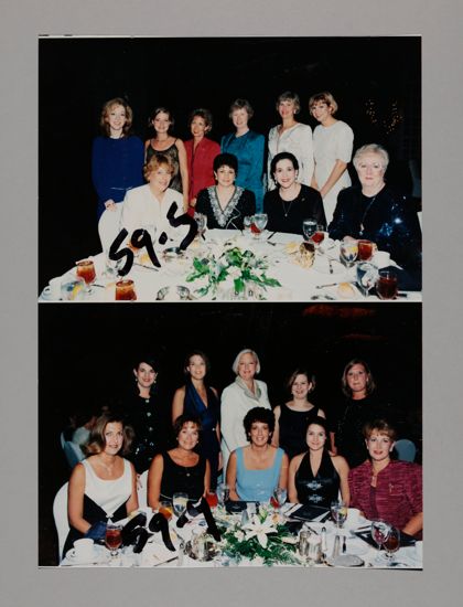 Two Groups of Ten at Convention Banquet Photosheet 1, July 3-5, 1998 (image)