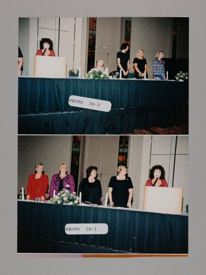 Frances Mitchelson and Other Officers in Convention Session Photosheet, July 3-5, 1998 (image)