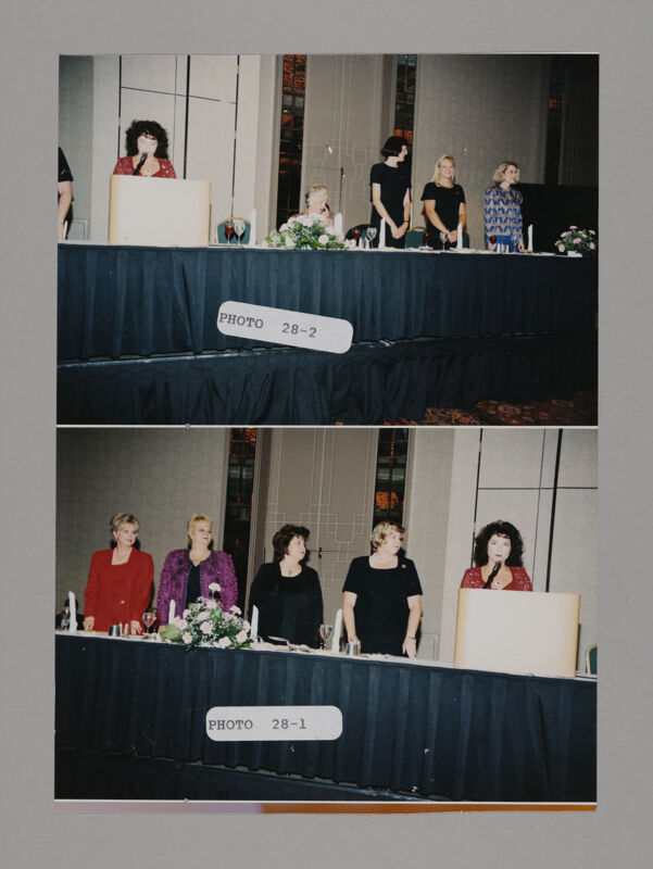 Frances Mitchelson and Other Officers in Convention Session Photosheet, July 3-5, 1998 (Image)