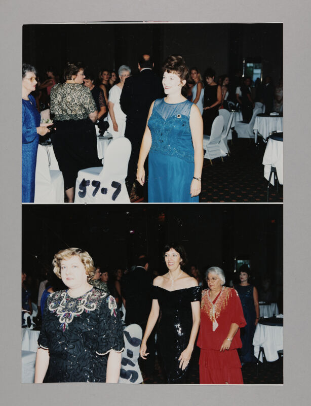 July 3-5 France Mitchelson and Officers Entering Convention Banquet Photosheet Image