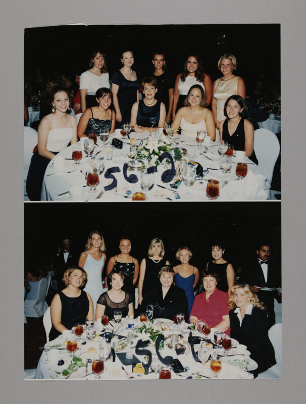 Two Groups of Ten at Convention Banquet Photosheet 2, July 3-5, 1998 (Image)