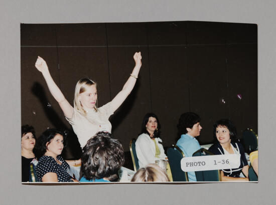 Phi Mu Gestures in Convention Session Photograph 2, July 3-5, 1998 (image)