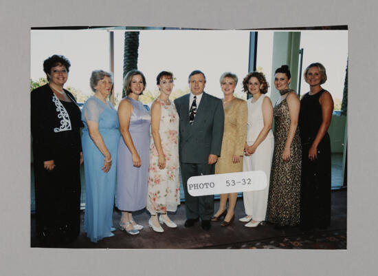 Executive Office Staff Before Convention Banquet Photograph, July 3-5, 1998 (image)