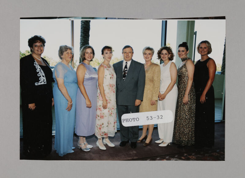 Executive Office Staff Before Convention Banquet Photograph, July 3-5, 1998 (Image)