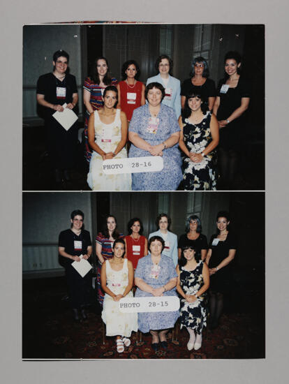 Group of Nine at Convention Photosheet, July 3-5, 1998 (image)