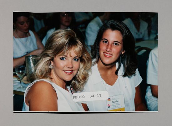 Natalie Theriot and Unidentified at Convention Photograph, July 3-5, 1998 (image)