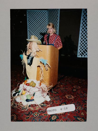 Peggy King Speaking at Convention Officers' Luncheon Photograph, July 3-5, 1998 (image)