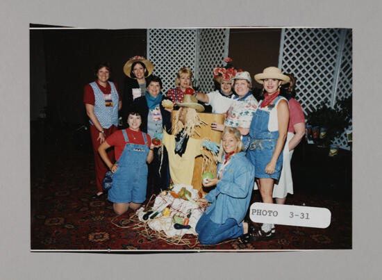 Phi Mus in Costumes for Convention Officers' Luncheon Photograph 2, July 3-5, 1998 (image)