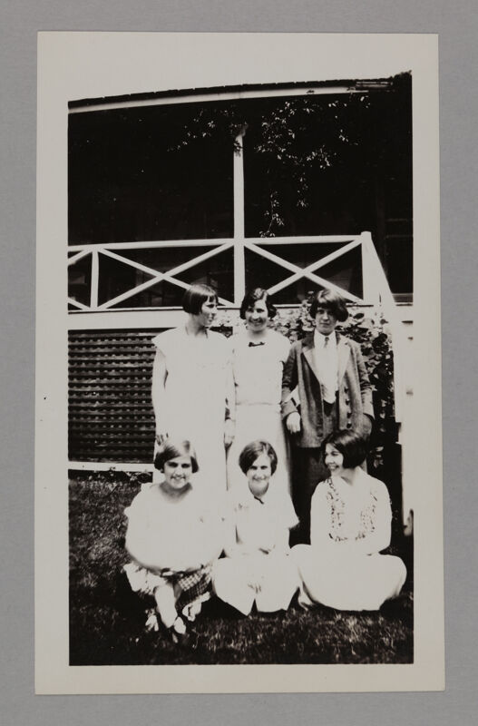 1924 Group of Six at Beta Province Convention Photograph Image