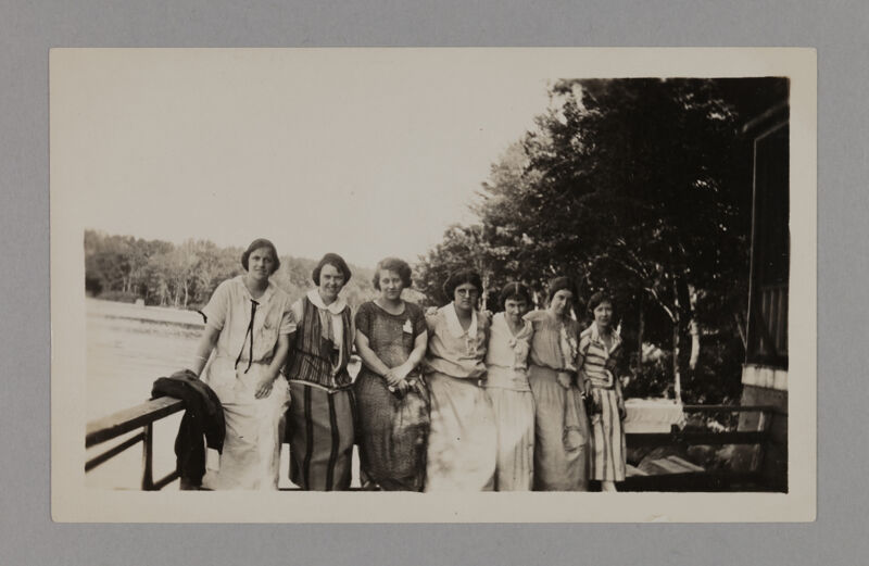 1924 Group of Seven at Beta Province Convention Photograph Image