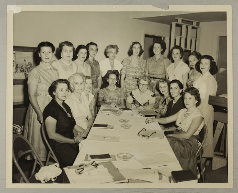 1953 Officer Training School Participants Photograph Image