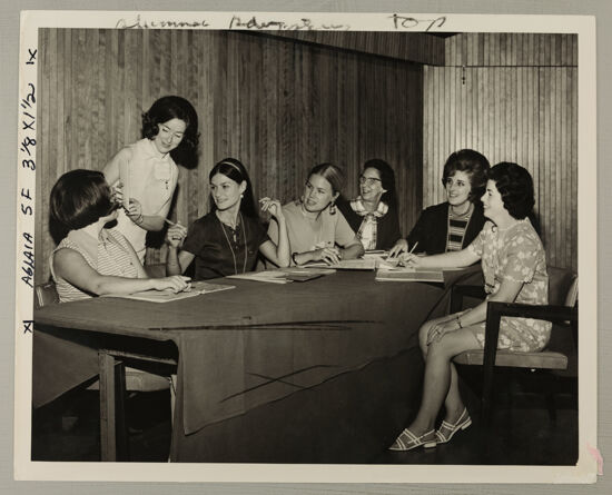 Alumnae Advisers at National Leadership Conference Photograph, 1971 (image)