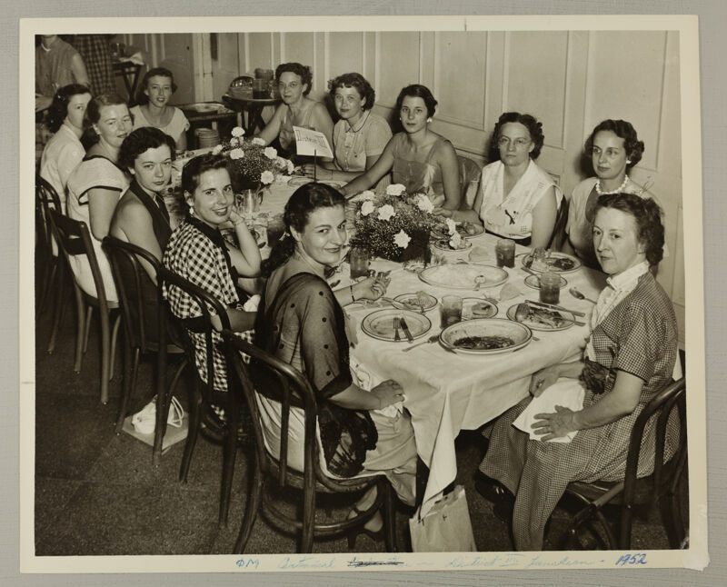 District III Founders' Day Banquet Photograph, March 4, 1952 (Image)