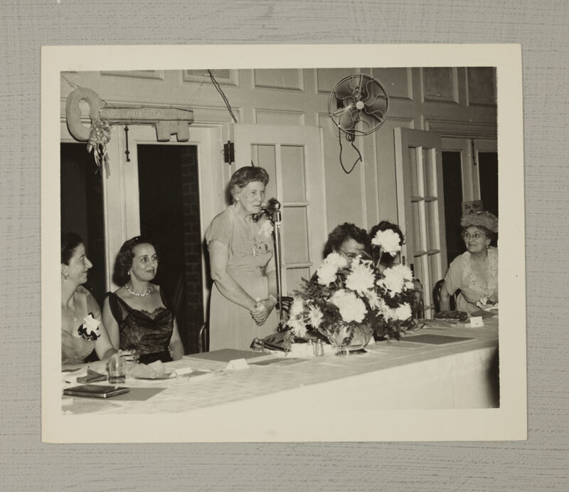 Lila May Chapman Speaking at Convention Photograph, June 23-28, 1952 (Image)
